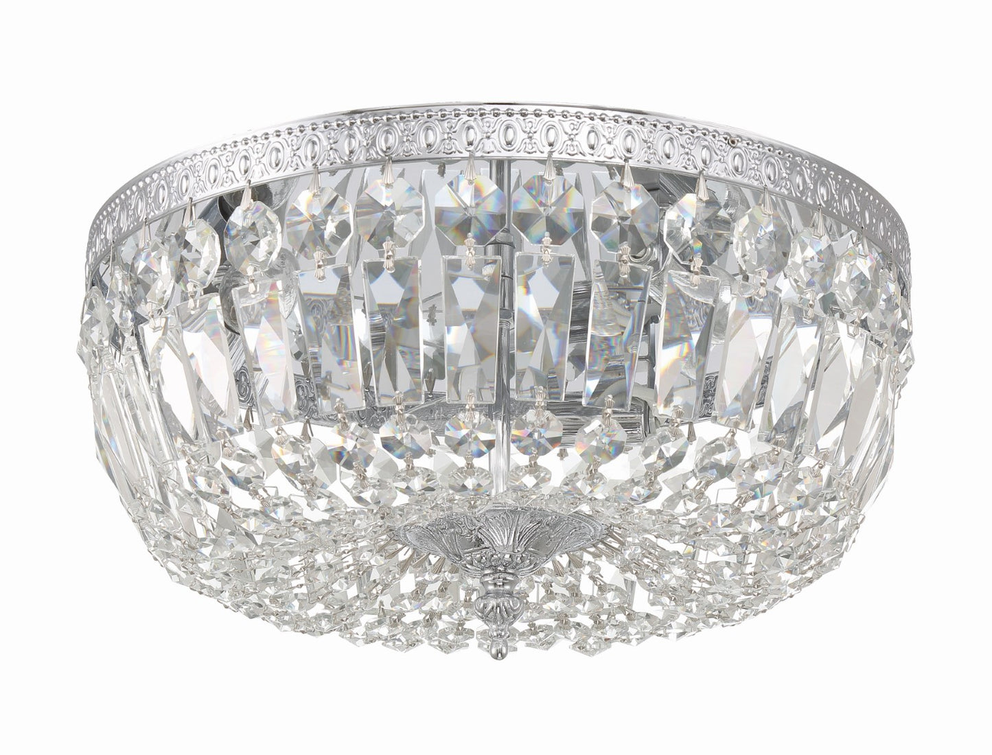 Crystorama 714-CL-SAQ 3 Light Spectra Crystal Ceiling Mount - Parent