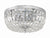 Crystorama 714-CL-SAQ 3 Light Spectra Crystal Ceiling Mount - Parent