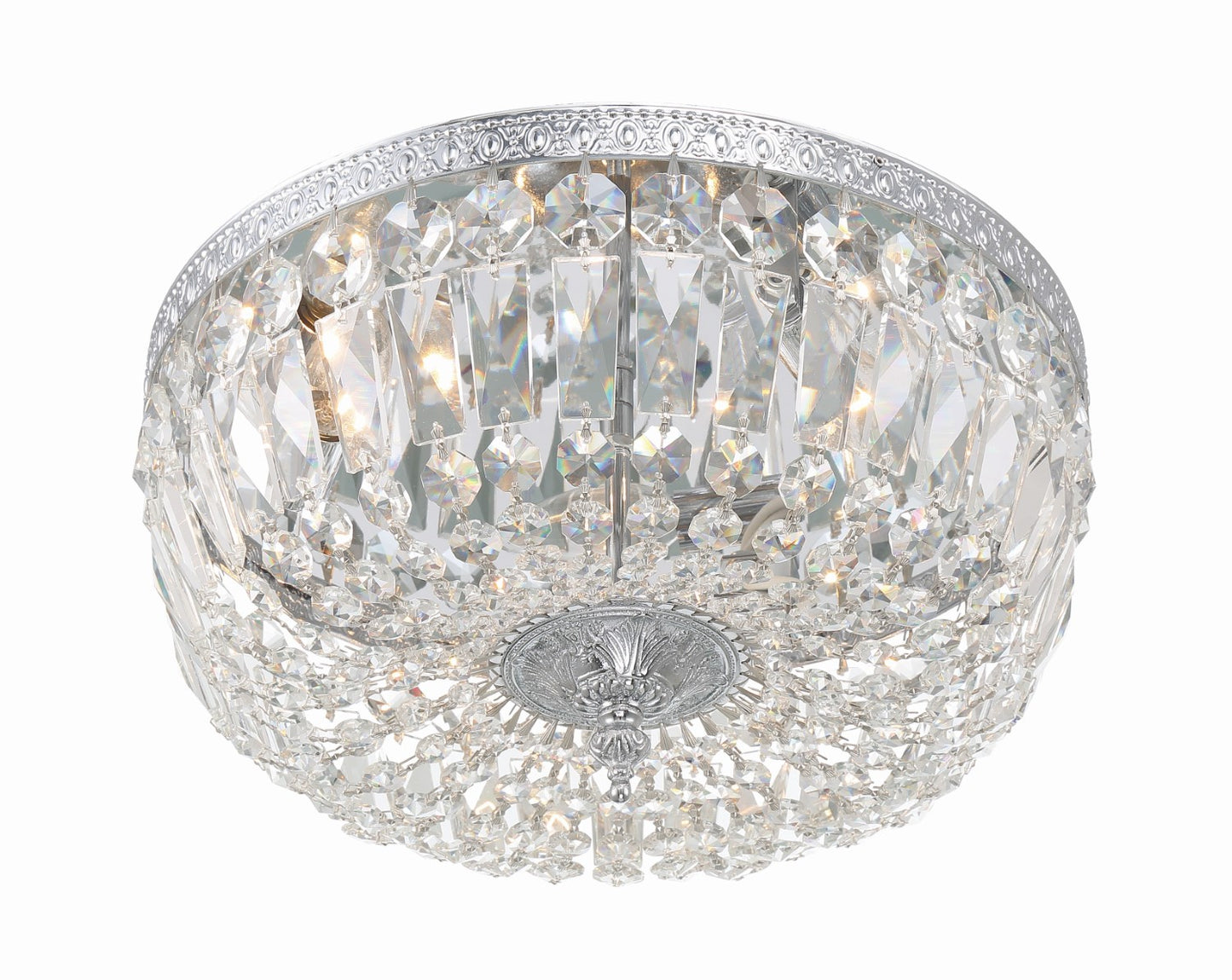 Crystorama 714-CL-SAQ 3 Light Spectra Crystal Ceiling Mount - Parent