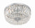 Crystorama 714-CL-SAQ 3 Light Spectra Crystal Ceiling Mount - Parent