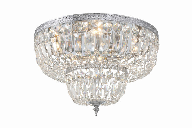 Crystorama 718-CL-MWP 4 Light Clear Hand Cut Ceiling Mount - Parent