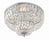 Crystorama 718-CL-MWP 4 Light Clear Hand Cut Ceiling Mount - Parent