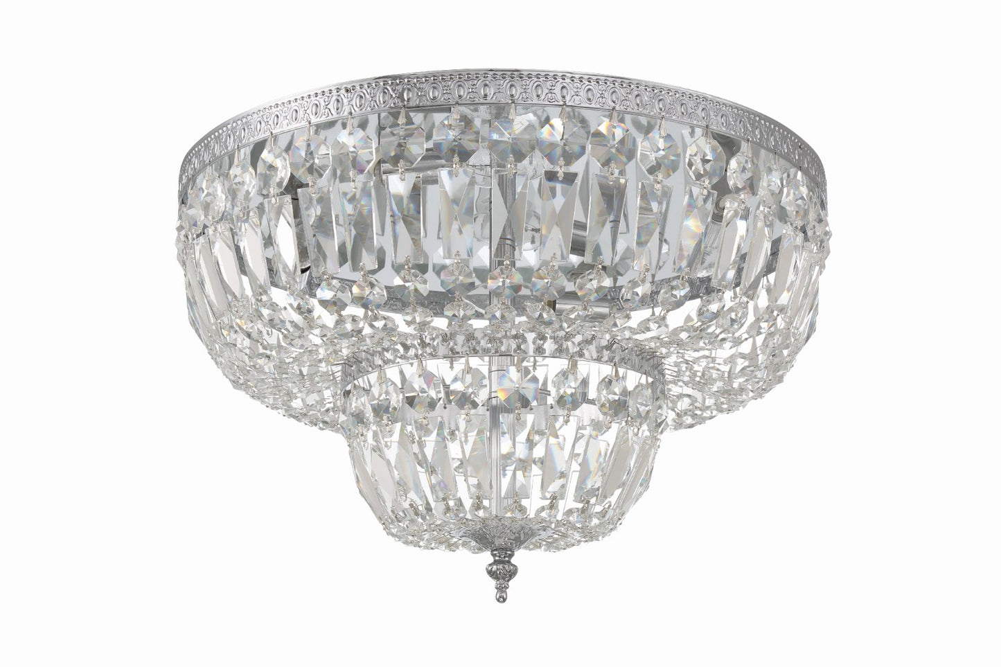 Crystorama 718-CL-SAQ 4 Light Spectra Crystal Ceiling Mount - Parent