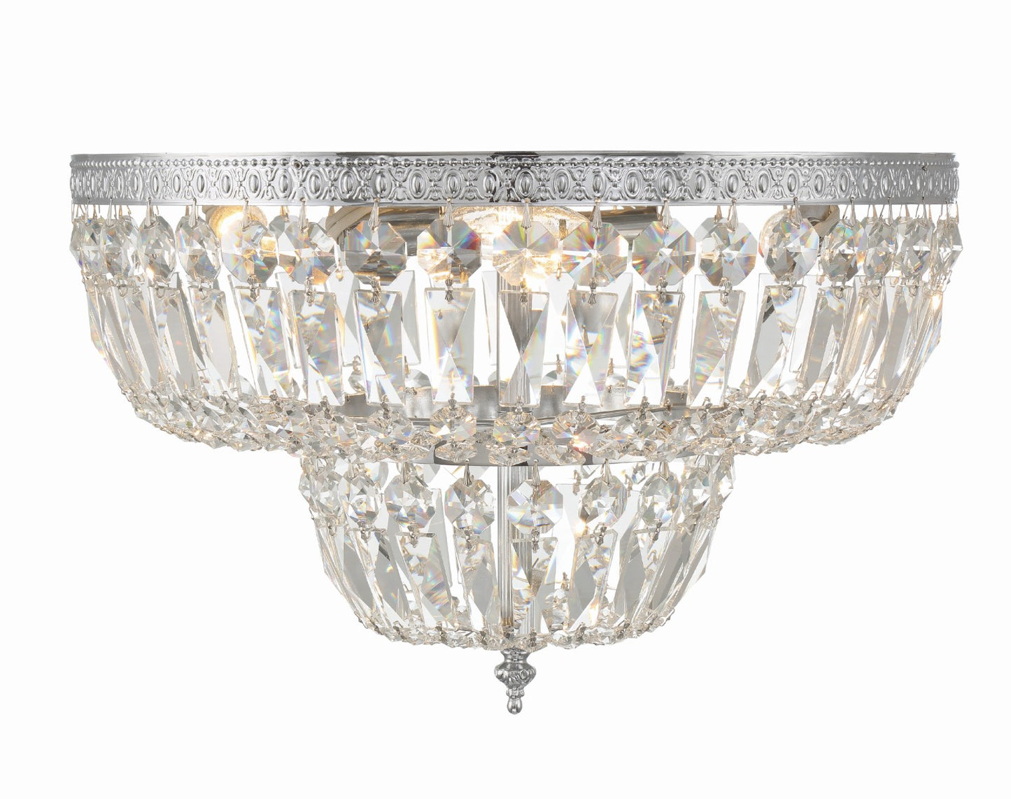 Crystorama 718-CL-SAQ 4 Light Spectra Crystal Ceiling Mount - Parent