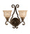Crystorama 7402-BU Norwalk 2 Light Wall Mount - Bronze Umber