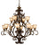 Crystorama 7412-BU Norwalk 12 Light Chandelier - Bronze Umber