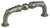 Omnia Ornate Center To Center Cabinet Pull