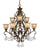 Crystorama 7509-BU-CL-MWP Norwalk 9 Light Clear Crystal Chandelier - Bronze Umber