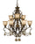 Crystorama 7509-BU-GT-MWP Norwalk 9 Light Golden Teak Crystal Chandelier - Bronze Umber