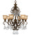 Crystorama 7516-BU-CL-MWP Norwalk 6 Light Clear Crystal Chandelier - Bronze Umber
