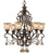 Crystorama 7516-BU-GT-MWP Norwalk 6 Light Golden Teak Crystal Chandelier - Bronze Umber