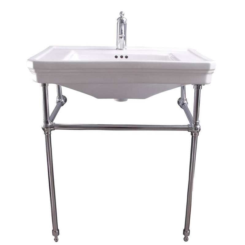 Barclay 754WH Drew 30 Console With Stand 1 Faucet Hole Stand