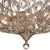 Crystorama 7584-DT Sterling 3 Light Chandelier - Distressed Twilight