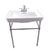 Barclay 759WH Drew 30 Console With Stand 4" Centerset Stand
