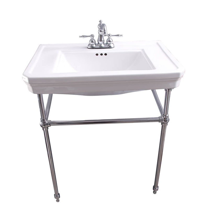 Barclay 759WH Drew 30 Console With Stand 4" Centerset Stand