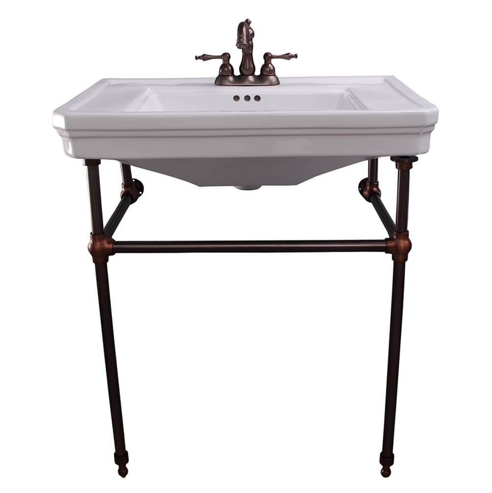 Barclay 759WH Drew 30 Console With Stand 4" Centerset Stand