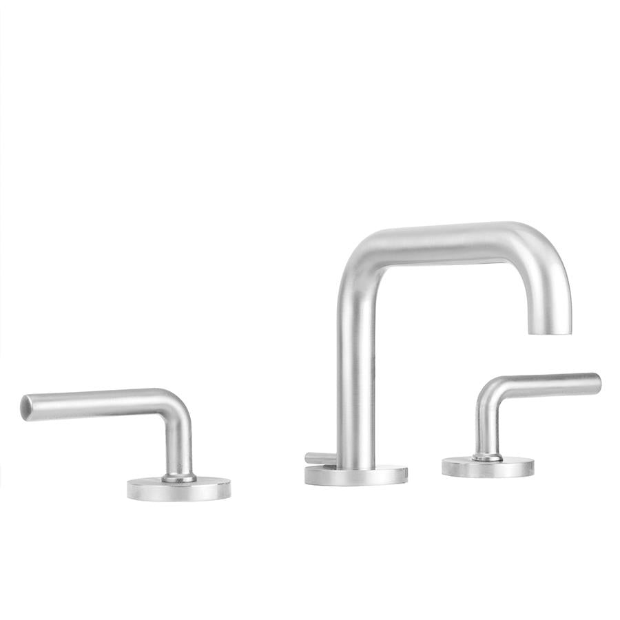 Jaclo 7772-T458-0.5 Downtown Contempo Slim Faucet With Round Escutcheons & Contempo Slim Lever Handles- 0.5 Gpm - Parent