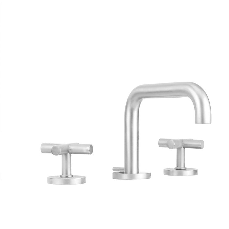 Jaclo 7772-T461 Downtown Contempo Slim Faucet With Round Escutcheons & Contempo Slim Cross Handles - Parent