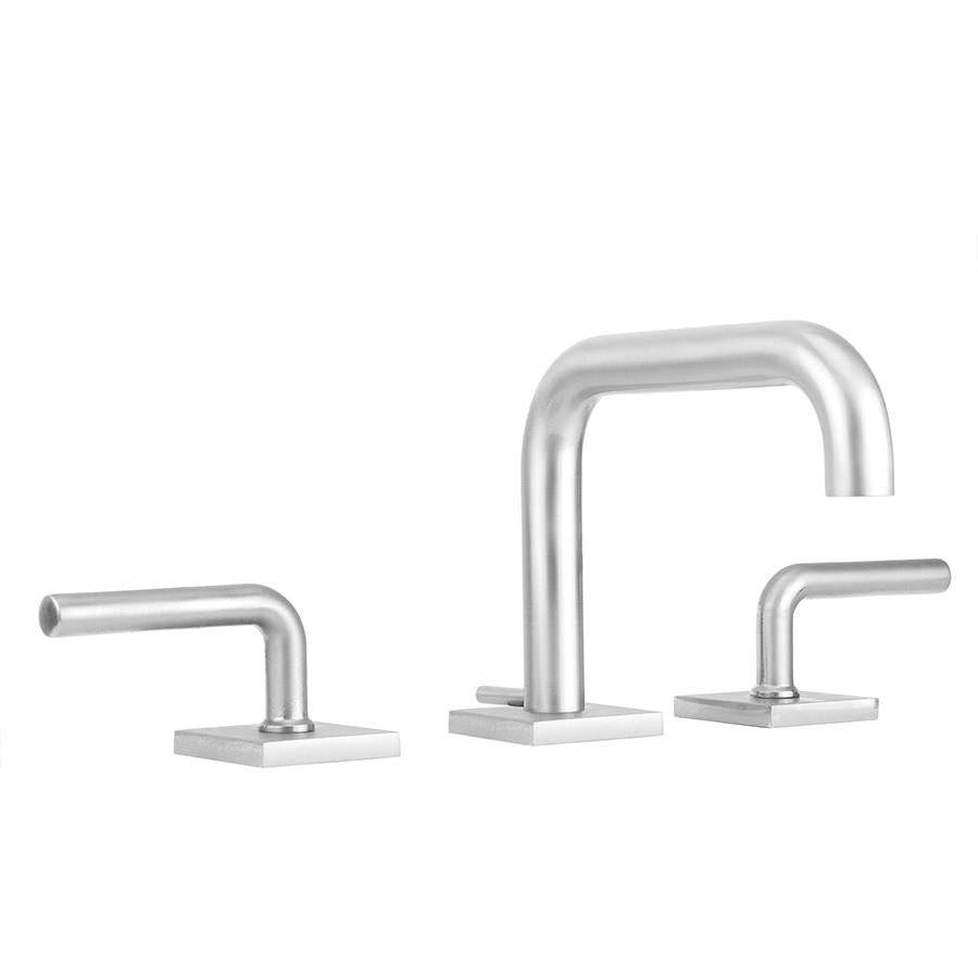 Jaclo 7771-TSQ458-1.2 Downtown Contempo Slim Faucet With Square Escutcheons & Contempo Slim Lever Handles- 1.2 Gpm - Parent