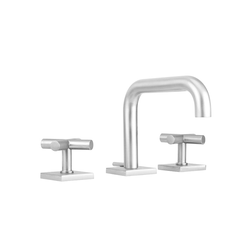 Jaclo 7773-TSQ461 Downtown Contempo Slim Faucet With Square Escutcheons & Contempo Slim Cross Handles - Parent