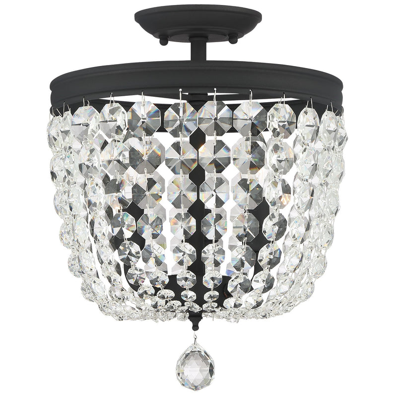 Crystorama 783-CL-MWP Archer 3 Light Crystal Ceiling Mount - Parent