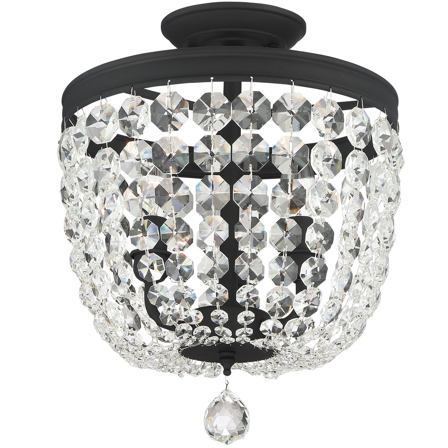 Crystorama 783-CL-MWP Archer 3 Light Crystal Ceiling Mount - Parent