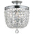 Crystorama 783-CL-MWP Archer 3 Light Crystal Ceiling Mount