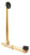 Westbrass 7931817-AF Above Floor Overflow with Tip-Toe Trim and 2-Hole Overflow Cover
