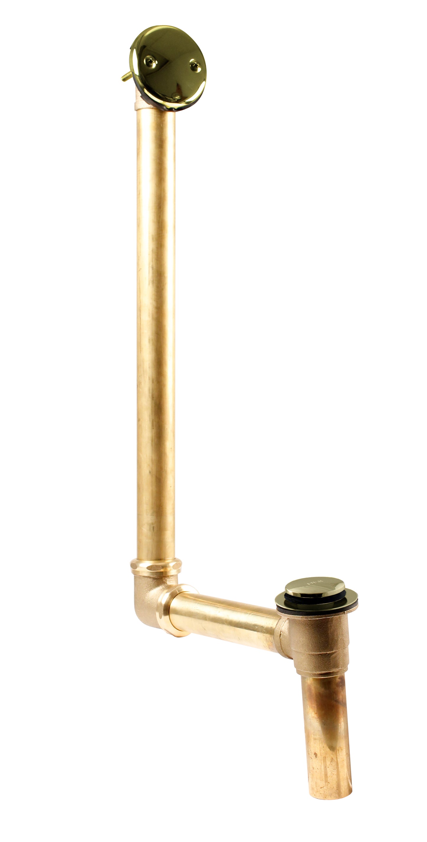 Westbrass 7931817-DC Direct Connect Overflow with Tip-Toe Trim and 2-Hole Overflow Cover - Parent