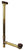 Westbrass 7931817LD 22 in. Linear Overflow with ADA Approved Tip-Toe Drain