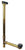 Westbrass 7931817LD 22 in. Linear Overflow with ADA Approved Tip-Toe Drain