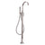 Barclay 7954-ML Dixville Free Standing Faucet With Metal Lever handles