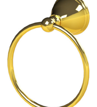 Rubinet 7DFM0 Towel Ring