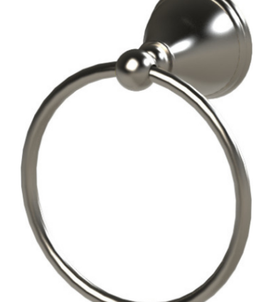 Rubinet 7DFM0 Towel Ring