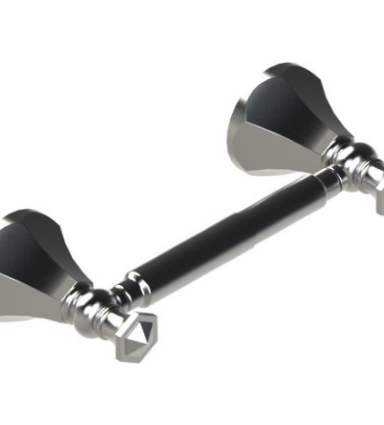 Rubinet 7EHX0 Toilet Paper Holder Double Post