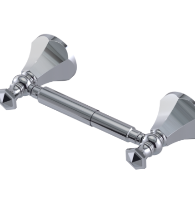 Rubinet 7EHX0 Toilet Paper Holder Double Post