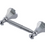 Rubinet 7EHX0 Toilet Paper Holder Double Post
