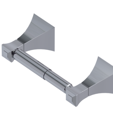 Rubinet 7EIC0 Toilet Paper Holder (Double Post)