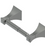 Rubinet 7EIC0 Toilet Paper Holder (Double Post)