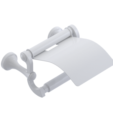 Rubinet 7ERV0 Toilet Paper Holder Double Post