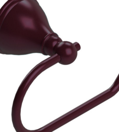 Rubinet 7FFM0 Toilet Paper Holder (Single Post)