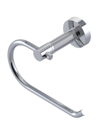 Rubinet 7FHO0 Toilet Paper Holder Single Post