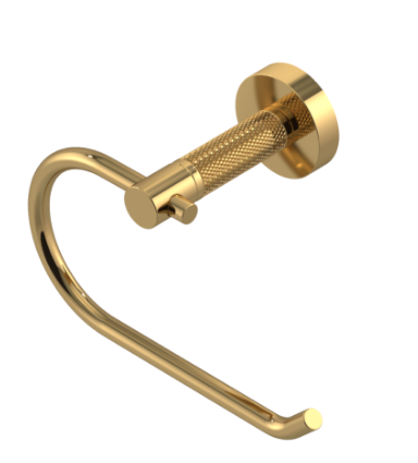 Rubinet 7FHO0 Toilet Paper Holder Single Post