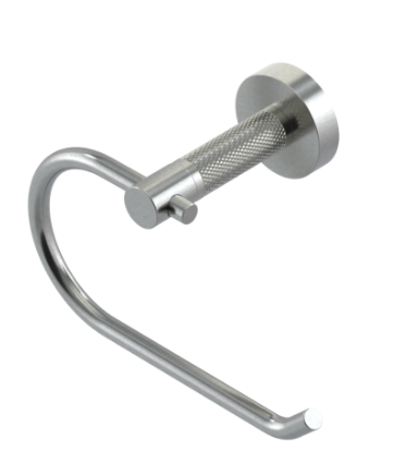 Rubinet 7FHO0 Toilet Paper Holder Single Post