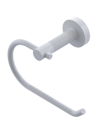 Rubinet 7FHO0 Toilet Paper Holder Single Post