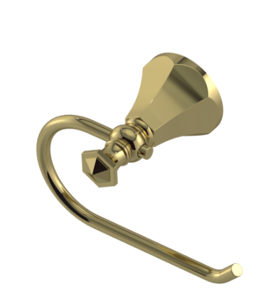 Rubinet 7FHX0 Toilet Paper Holder Single Post
