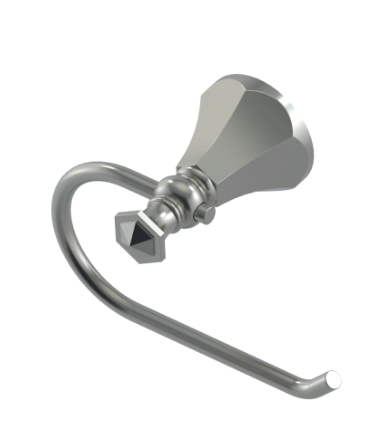 Rubinet 7FHX0 Toilet Paper Holder Single Post