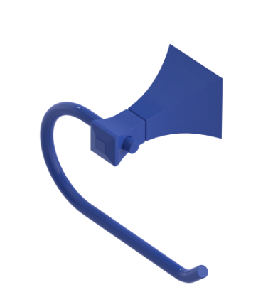 Rubinet 7FIC0 Toilet Paper Holder (Single Post)