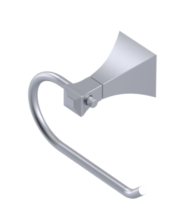 Rubinet 7FIC0 Toilet Paper Holder (Single Post)