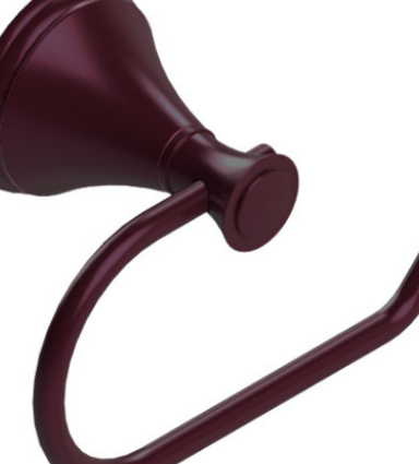 Rubinet 7FJS0 Toilet Paper Holder (Single Post)